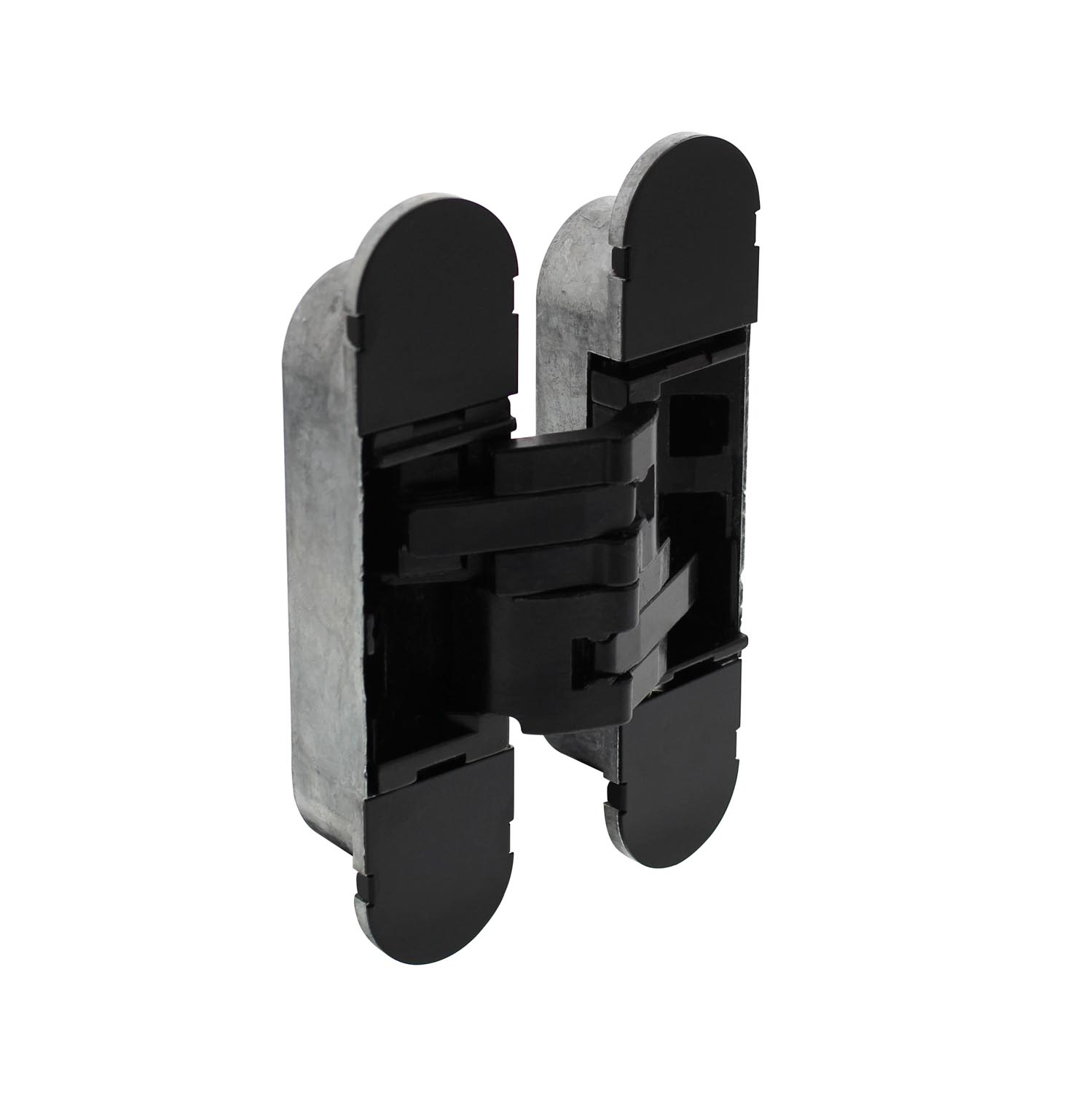 Intersteel Scharnier 130 x 30 mm zamak – zwart 3D verstelbaar maten