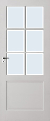 Skantrae E 020 Blank facetglas binnendeur