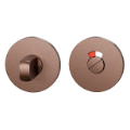 Albo L Haaks model rond rozet Bronze blend toiletgarnituur