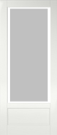 Albo DC 1001 Mat glas met blanke rand