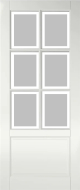 Albo DC 3306 Mat glas met blanke rand