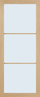 ALBO FA 2553 WO Blank glas binnendeur