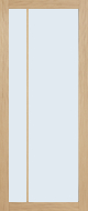 ALBO FA 2580 WO Blank glas binnendeur