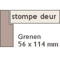 Overige Kozijn stomp Grenen 56 x 114 gegrond