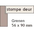 Overige Kozijn stomp Grenen 56 x 90 gegrond