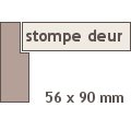 Overige Kozijn stomp Grenen 56 x 90 gegrond