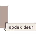 Overige Kozijn opdek hardhout 56 x 90 mm grondverf wit