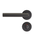 Svedex Core Gunmetal deurkruk met toiletgarnituur