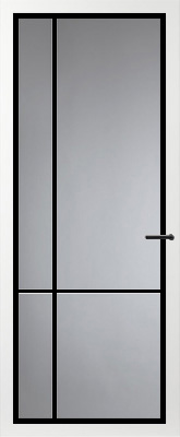 Svedex FM05 Zwart Rookglas binnendeur
