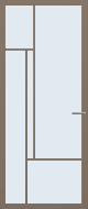 Svedex NC203 Leem Taupe Blank glas
