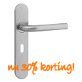 VeraLux Heerlen deurkruk RVS langschild sleutel