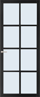 Weekamp WK 6318 Blank glas binnendeur