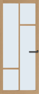 Weekamp WK 6340 Eiken Blank glas