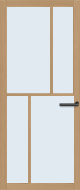 Weekamp WK 6341 Eiken Blank glas
