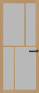 Weekamp WK 6341 Eiken Satijn gelaagd glas