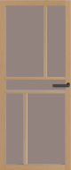 Weekamp WK 6342 Eiken Brons glas