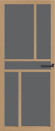 Weekamp WK 6342 Eiken Grijs rookglas