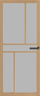 Weekamp WK 6342 Eiken Satijn gelaagd glas