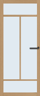 Weekamp WK 6343 Eiken Blank glas