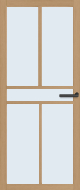 Weekamp WK 6344 Eiken Blank glas