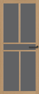 Weekamp WK 6344 Eiken Grijs rookglas