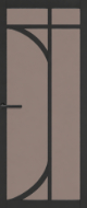 Weekamp WK 6371 Brons glas binnendeur