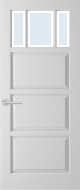 Weekamp WK6515 B2 Blank facetglas binnendeur