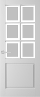 Weekamp WK6522 B2 Satijn facetglas