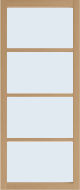 Weekamp WK 6308 Eiken Blank glas