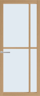 Weekamp WK 6313 Eiken Blank glas