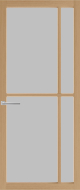 Weekamp WK 6313 Eiken Mat gelaagd glas