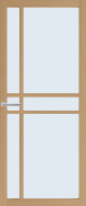 Weekamp WK 6314 Eiken Blank glas